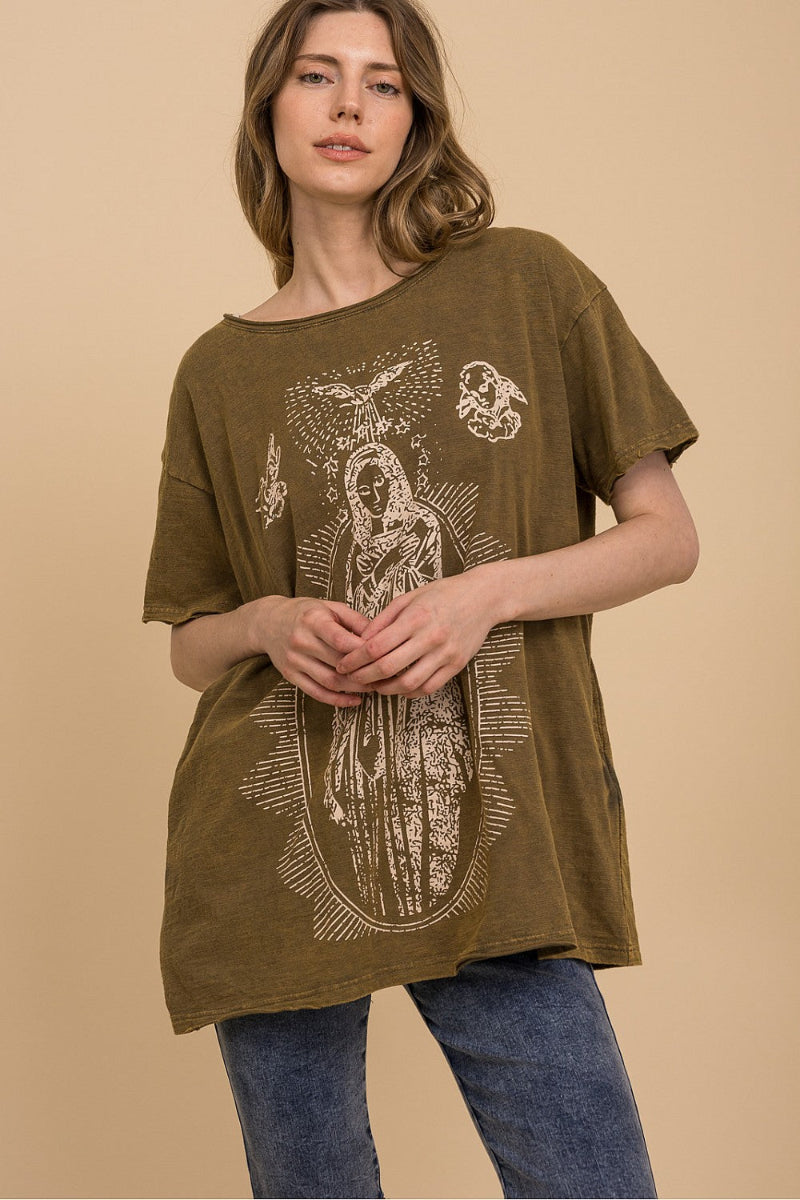 Prosperity of Mary Washed Tee