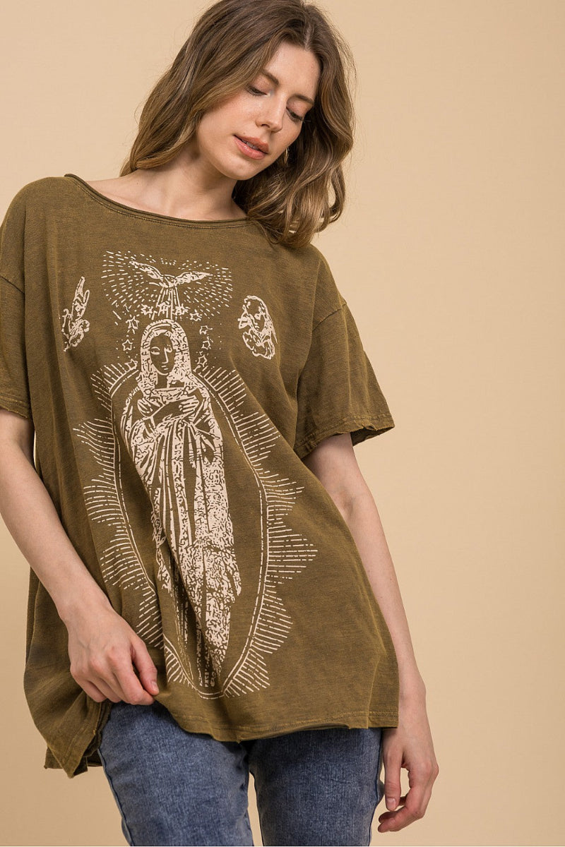 Prosperity of Mary Washed Tee