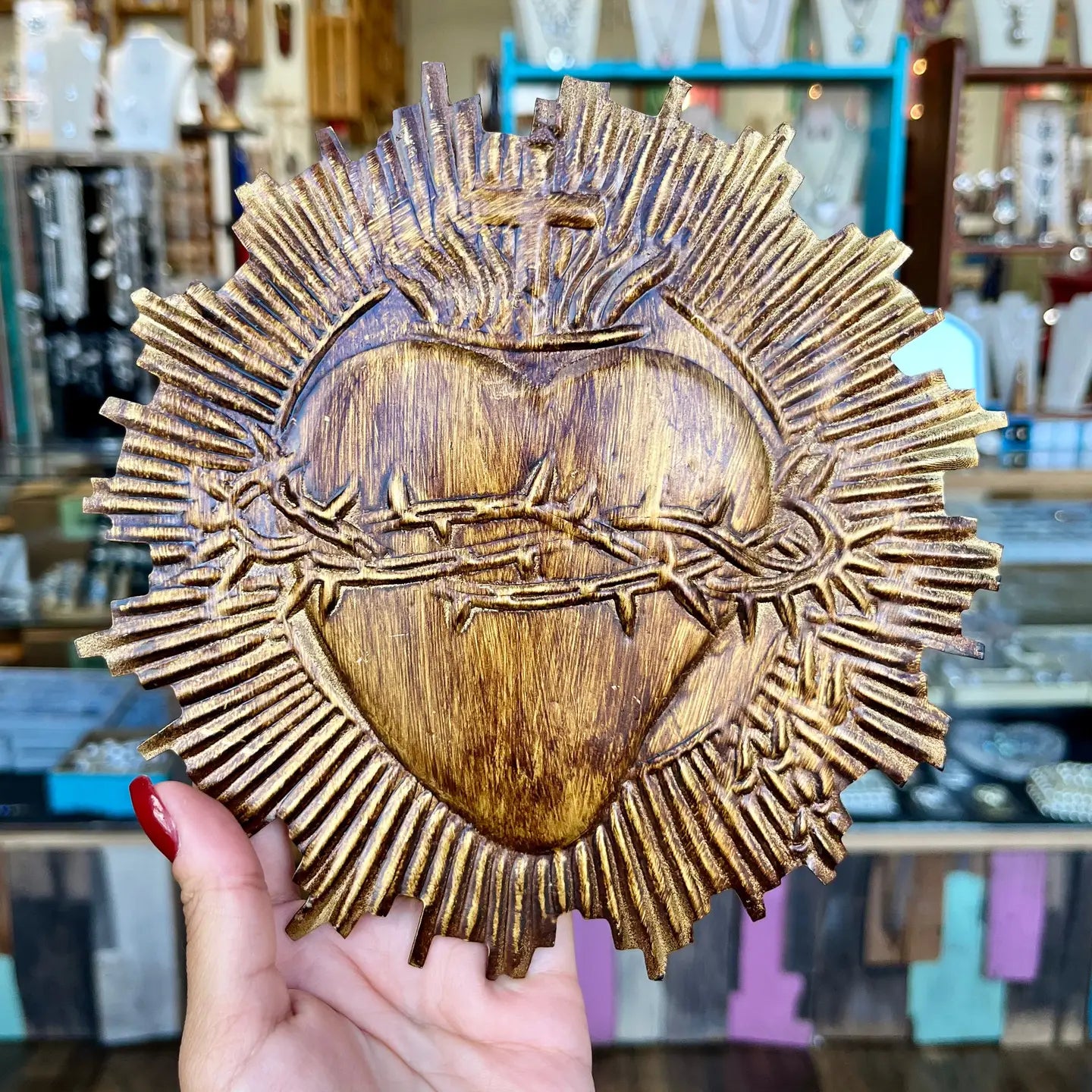 Round Rays Immaculate Heart