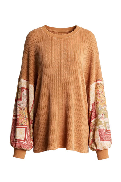 Bandana Sleeve Sweater