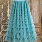 Combo Sized Ruffled Tulle Skirt