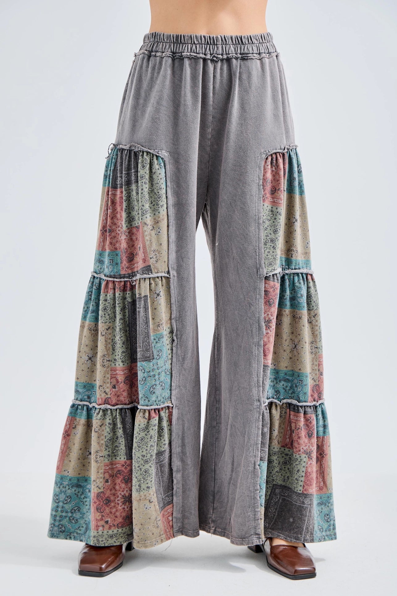 Mineral Knit Patch Pants