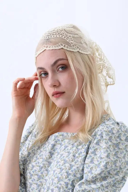 Gypsy Lace Triangle Scarf