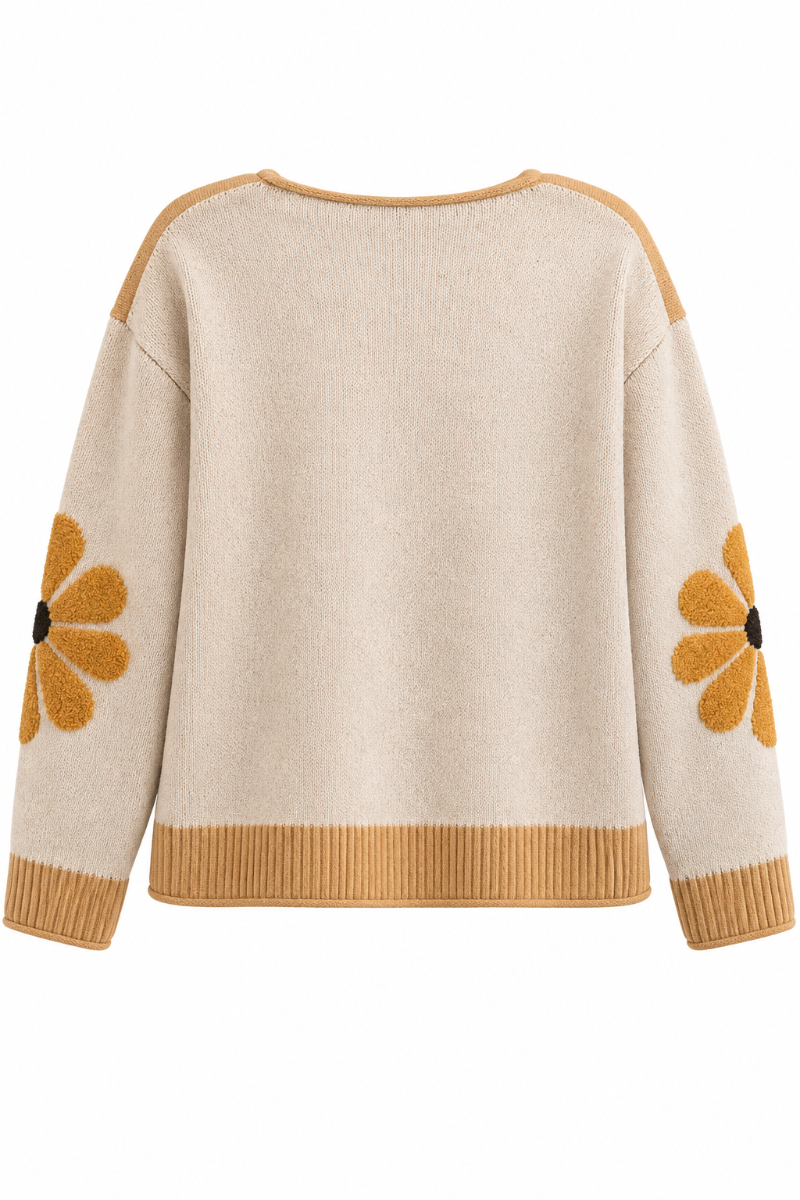 Daisy Ribbed Sweater