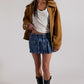 Hera Studded Denim Skirt