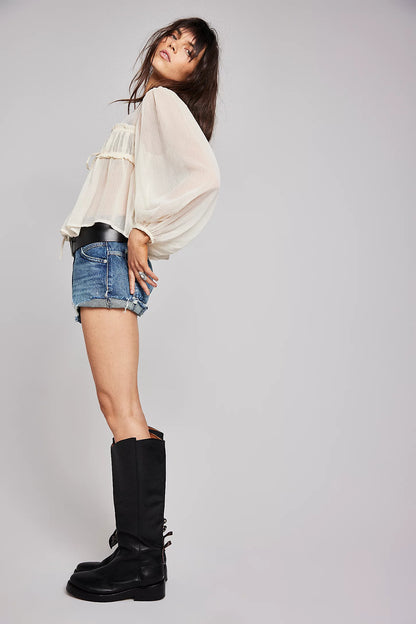 Now or Never Denim Shorts