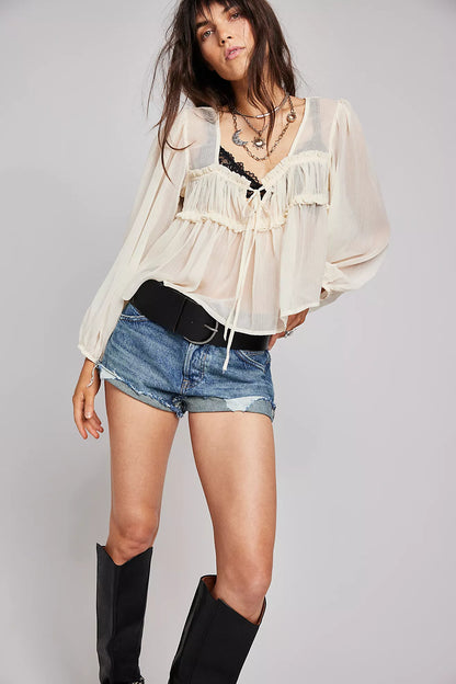 Now or Never Denim Shorts