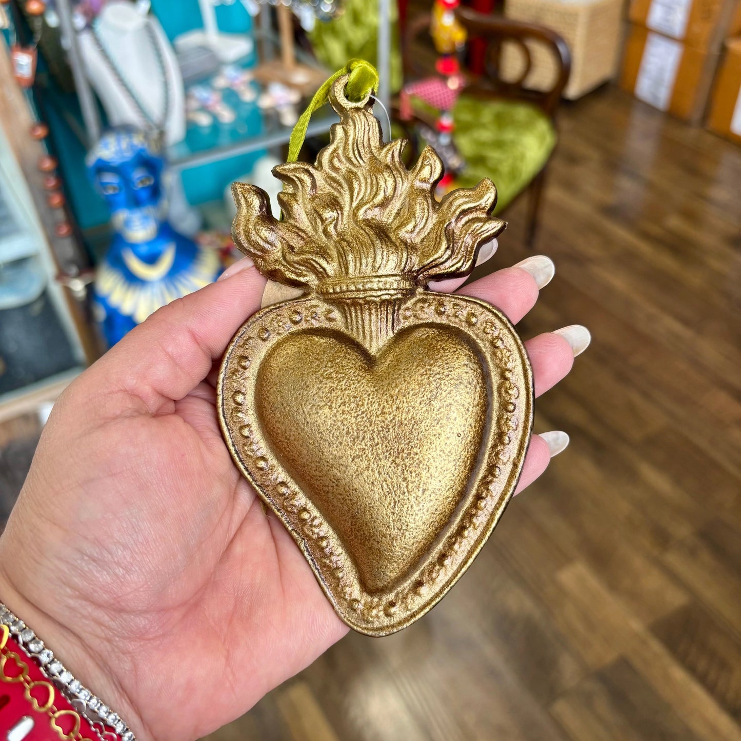 Flaming Heart Ornament