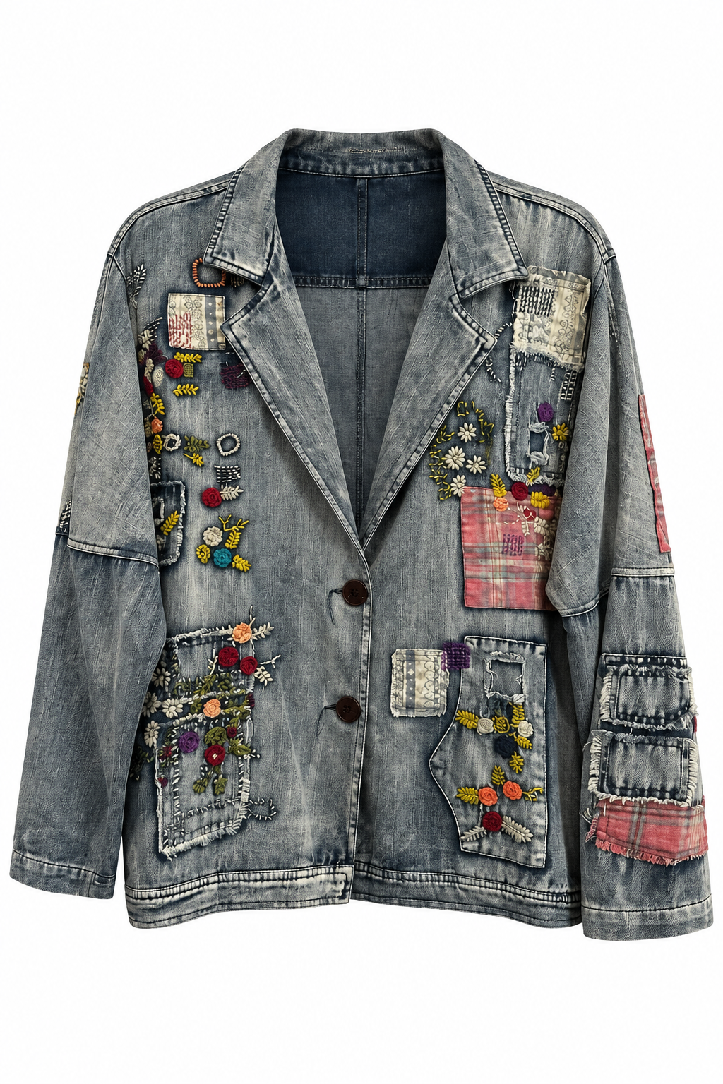 Embroidered Denim Jacket