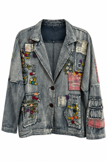 Embroidered Denim Jacket