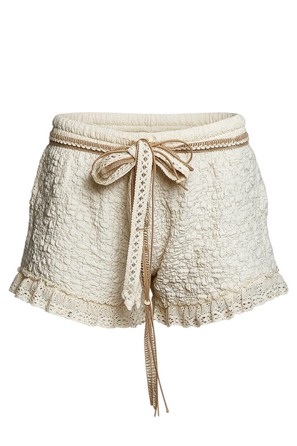 Textured Knit Shorts