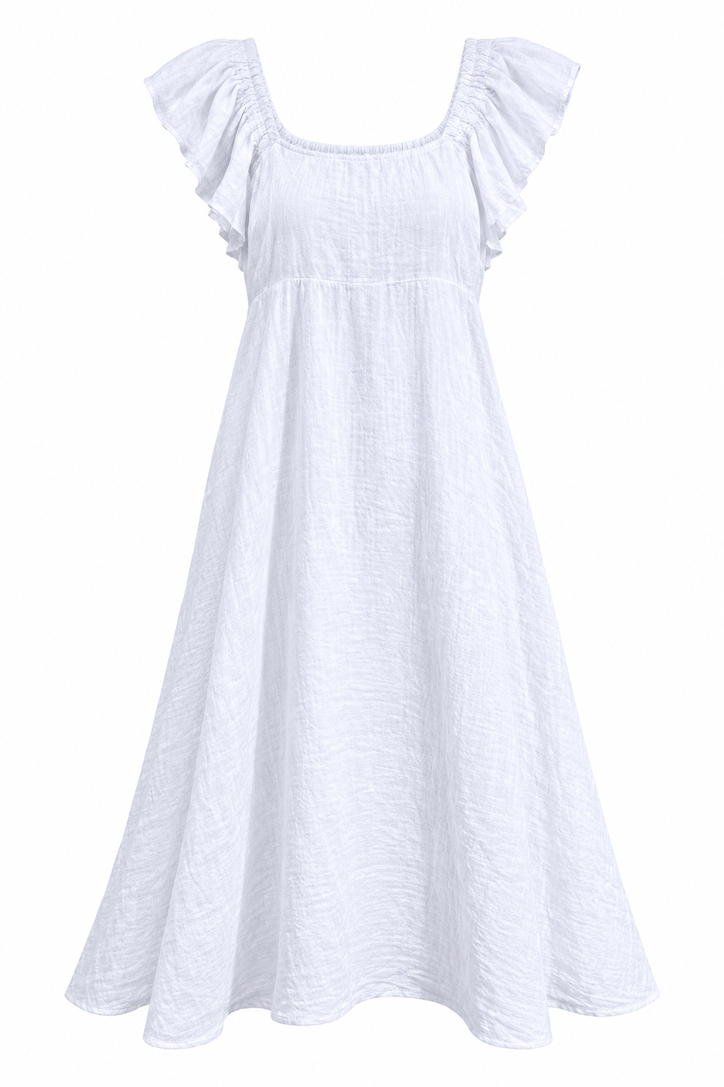 Flutter Linen Dress