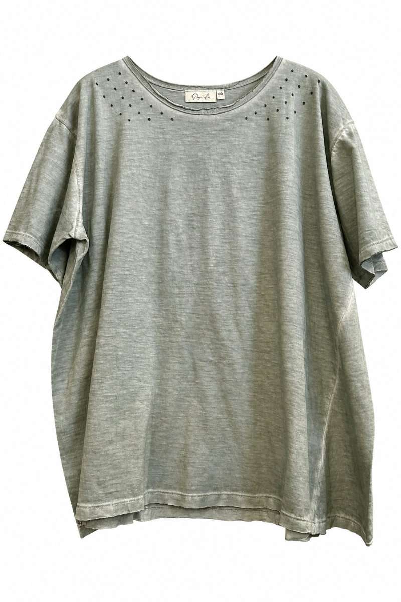 Washed Green Tee