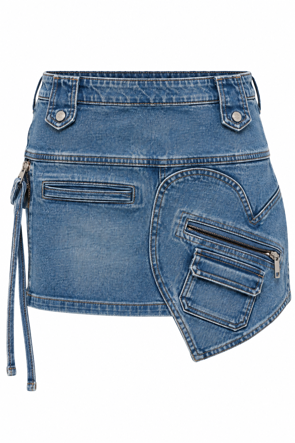 Heart Denim Mini