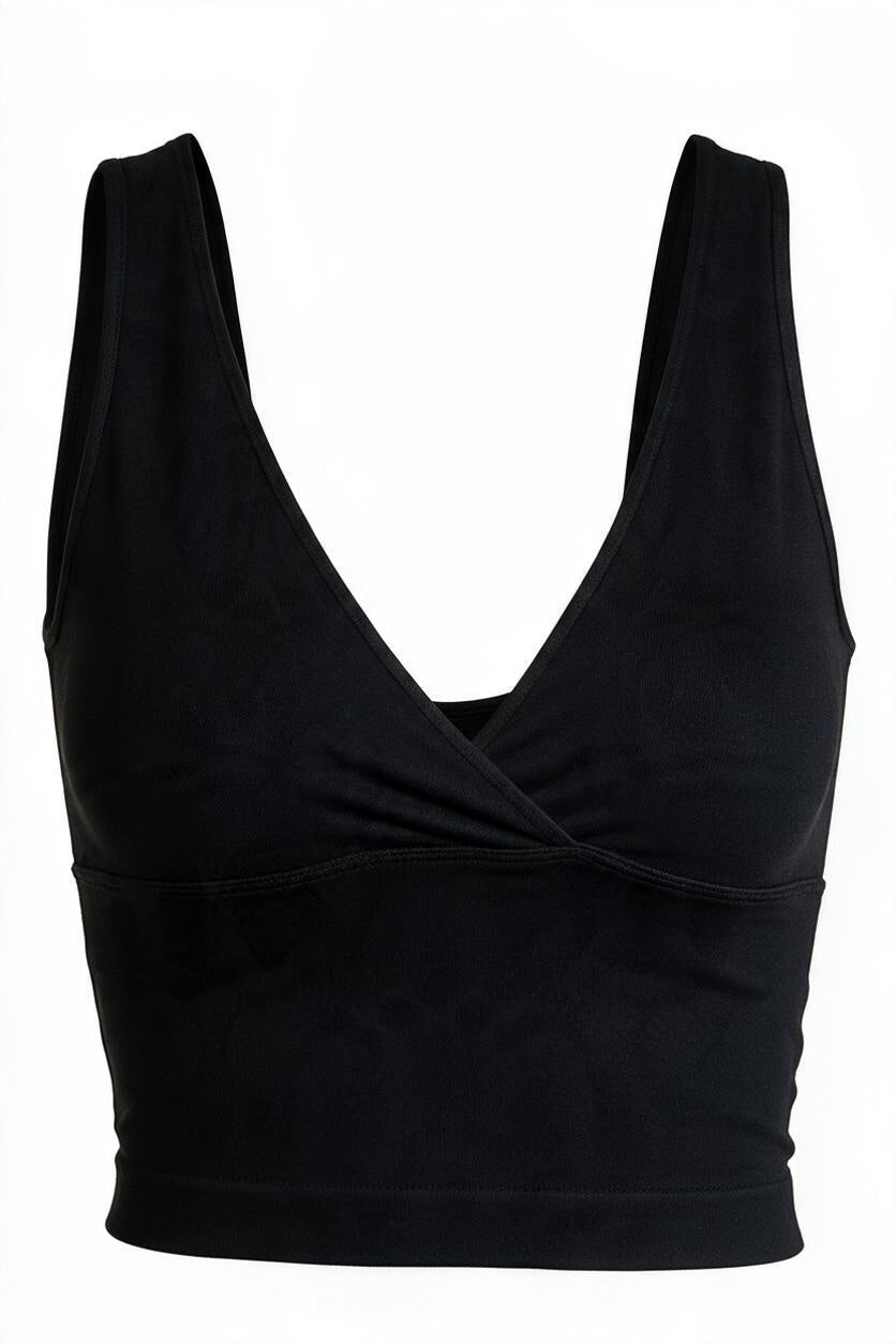 Surplice Crop Top-9895