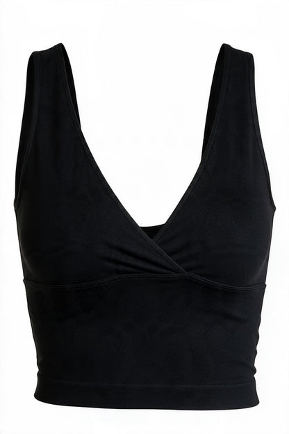 Surplice Crop Top-9895