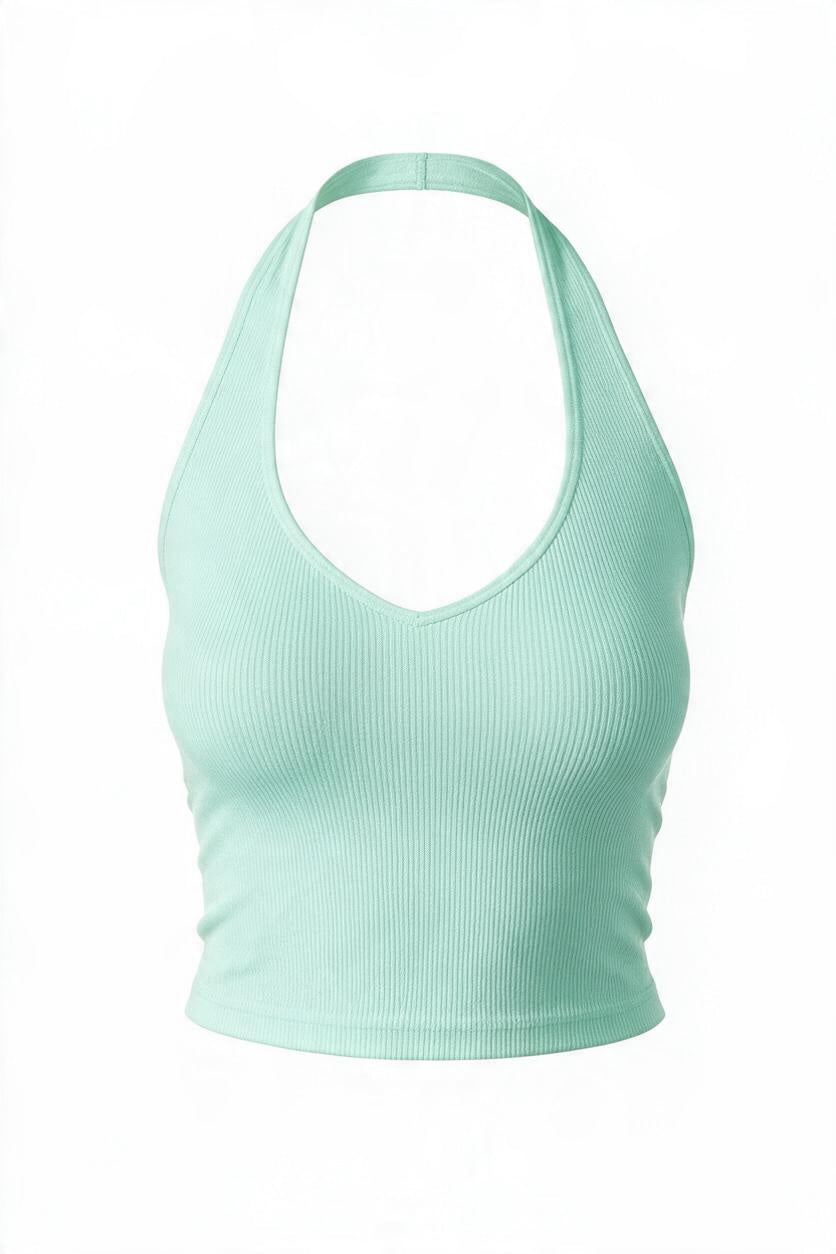 Halter Crop Top-9889