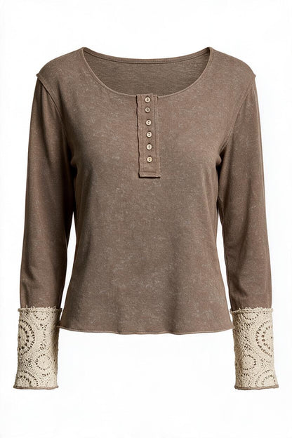 Crochet Sleeve Top