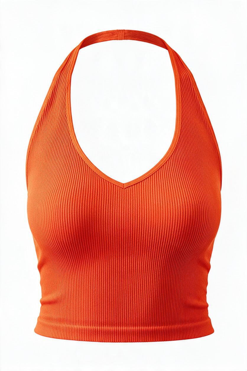 Halter Crop Top-9889