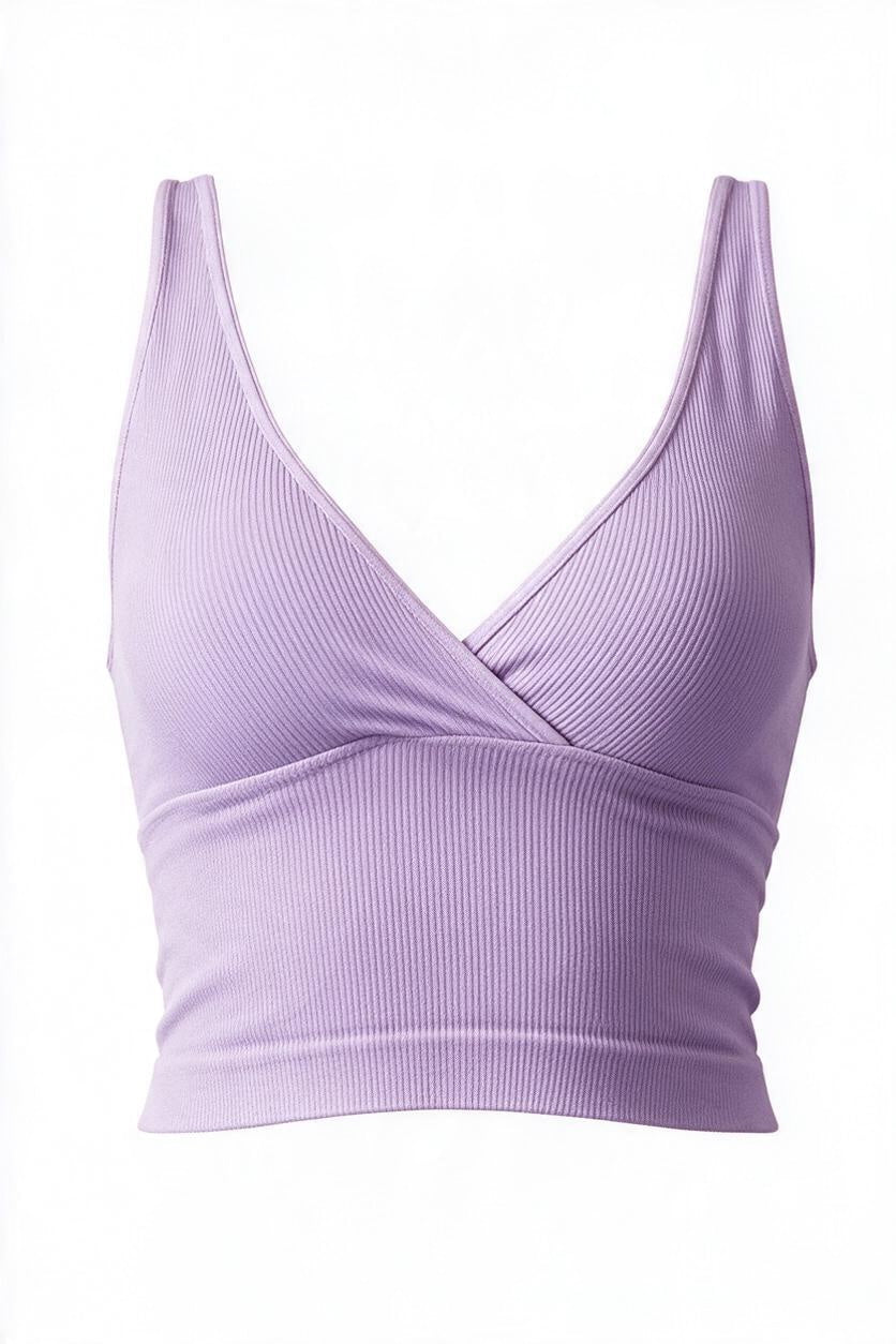 Surplice Crop Top-9895