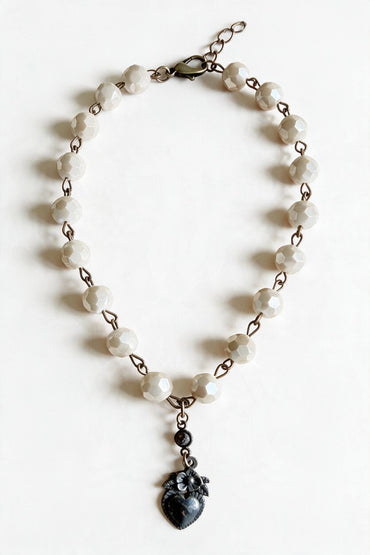 Flower Heart Shimmer Bracelet