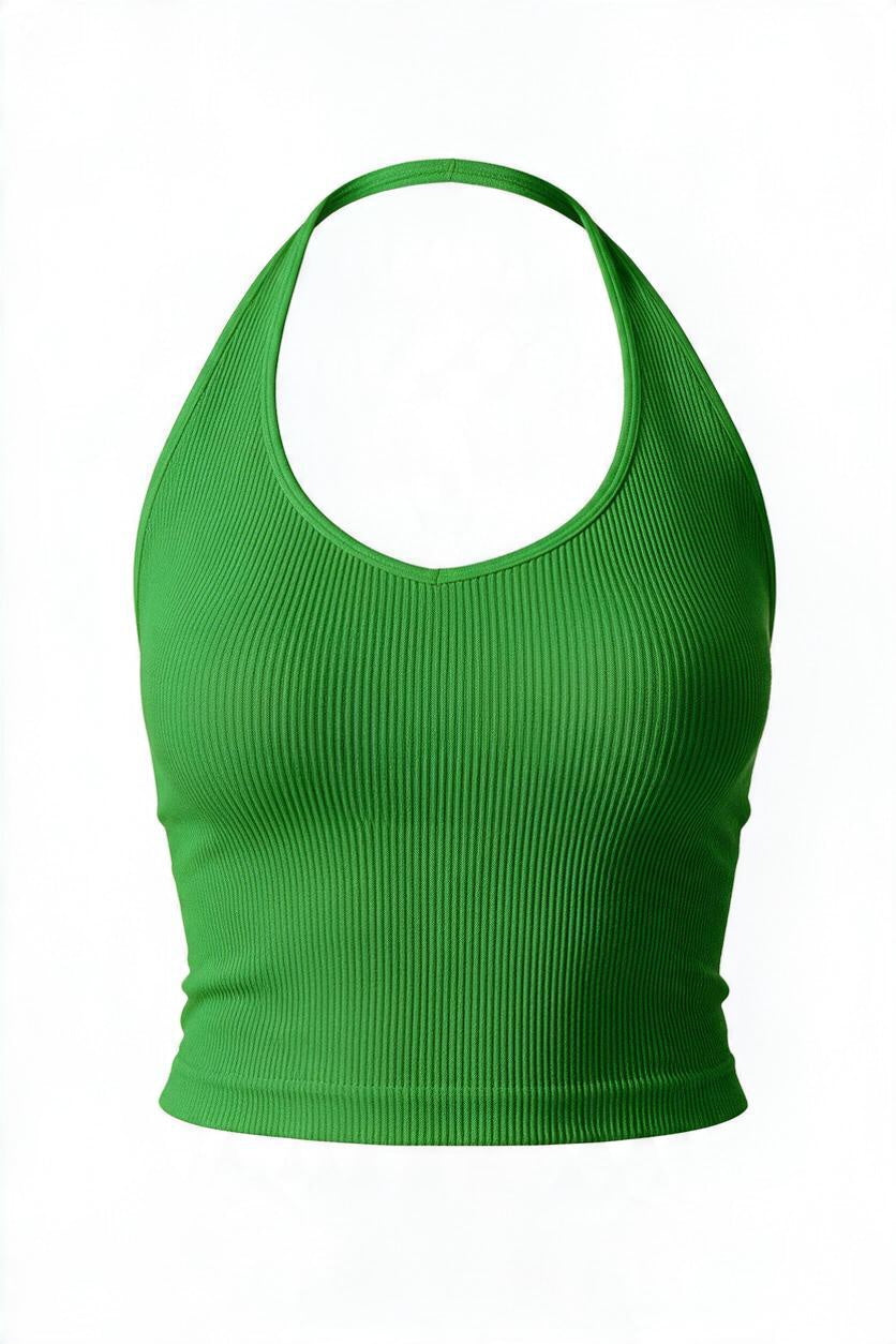 Halter Crop Top-9889