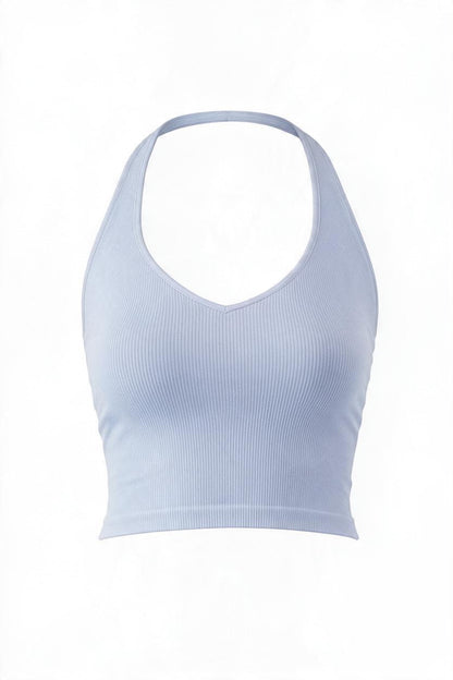 Halter Crop Top-9889