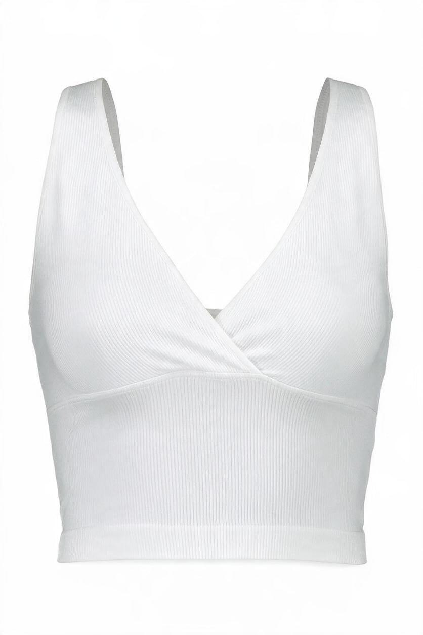 Surplice Crop Top-9895