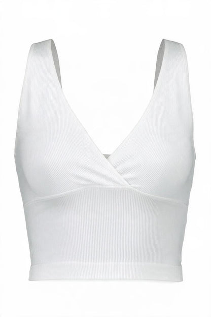 Surplice Crop Top-9895