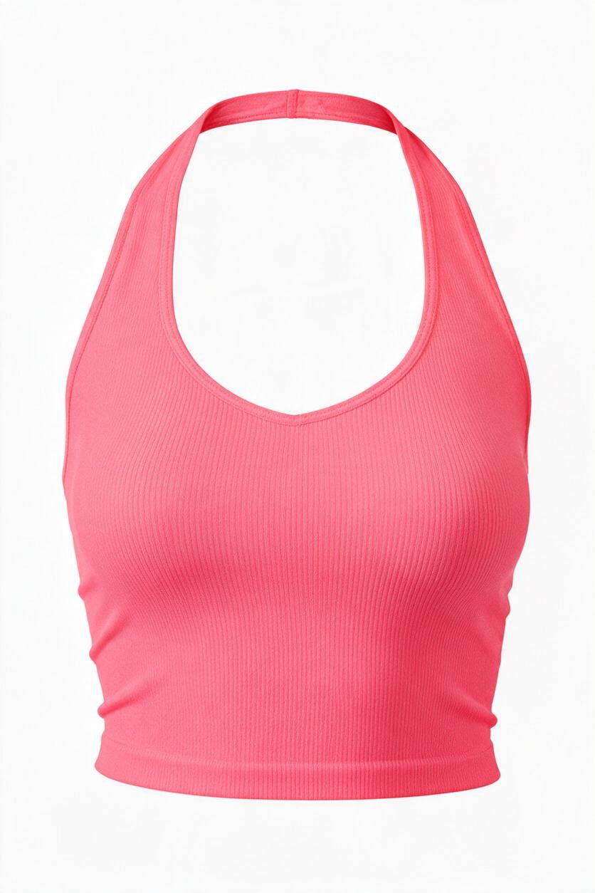 Halter Crop Top-9889