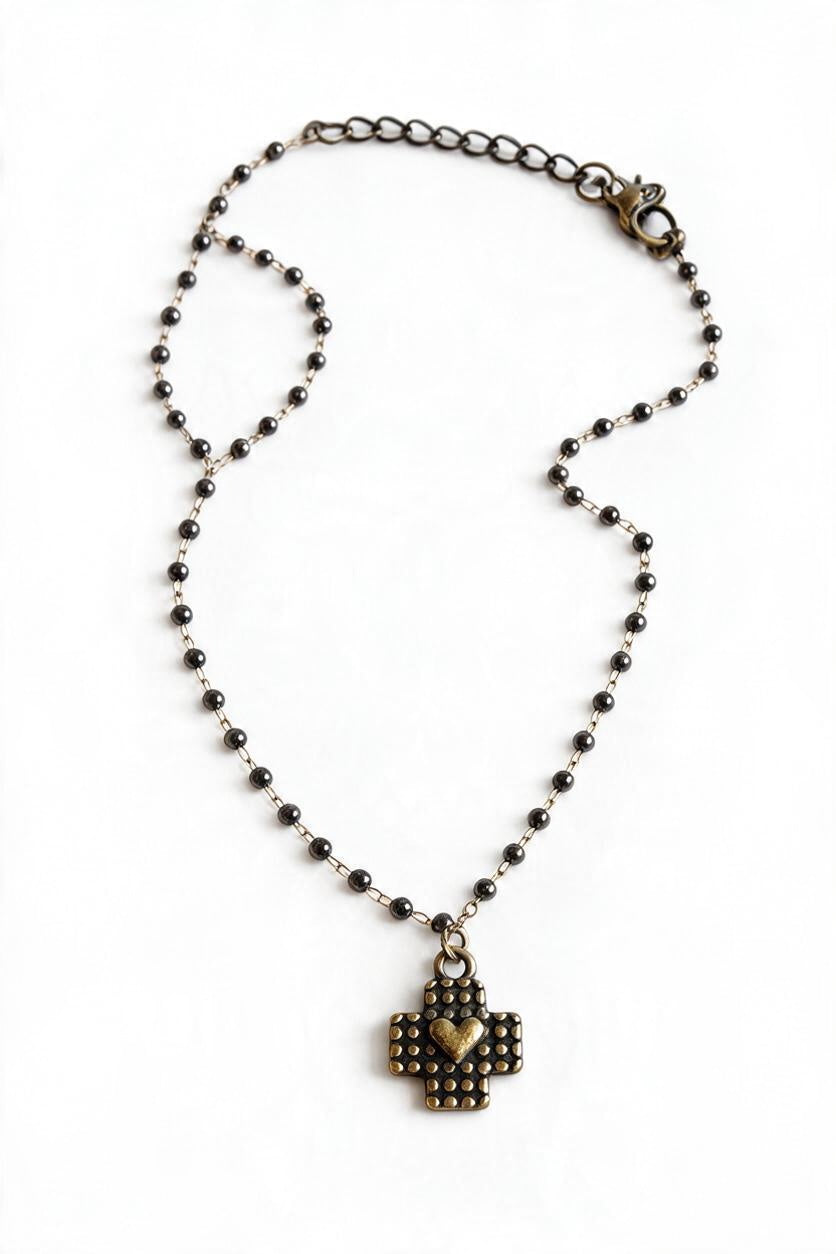 Mini 4 way Cross & Heart
