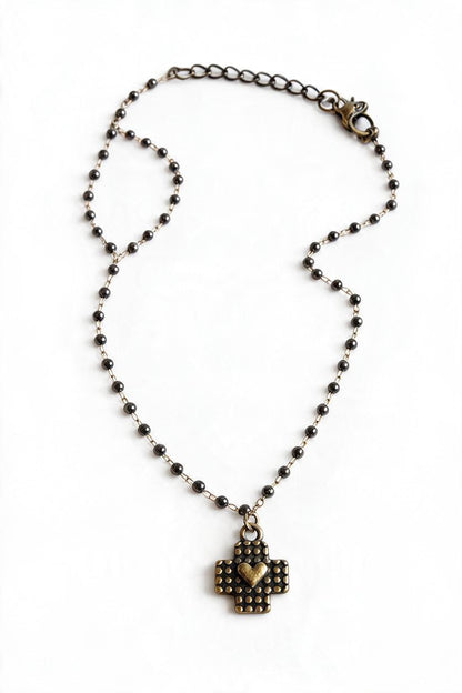 Mini 4 way Cross & Heart