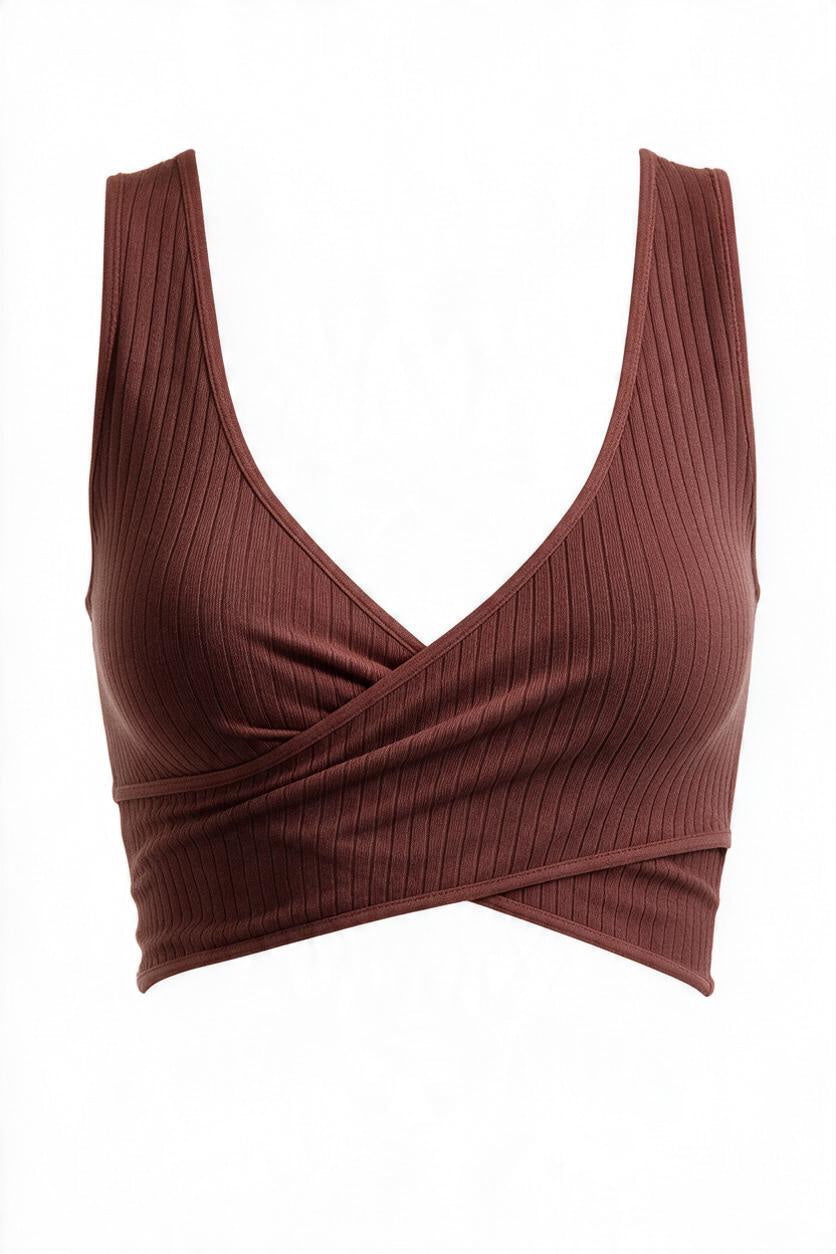 Cross Over Crop Top-9894