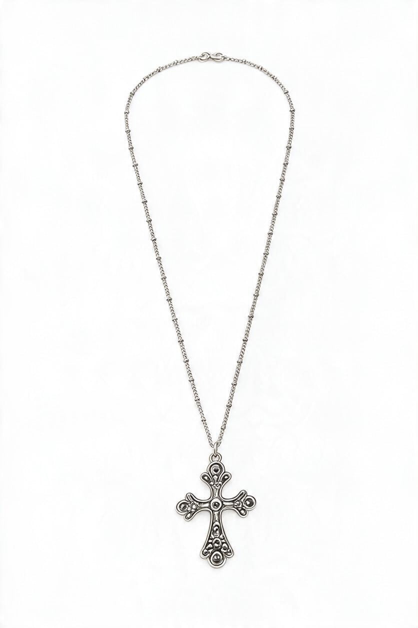 Silver Cross Necklace