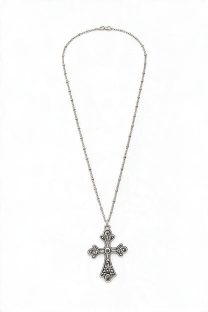 Silver Cross Necklace