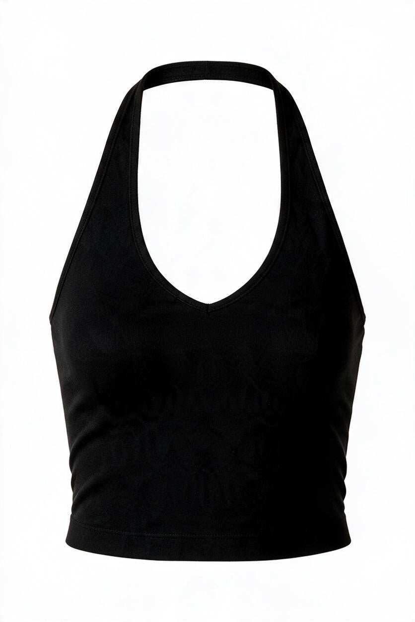 Halter Crop Top-9889