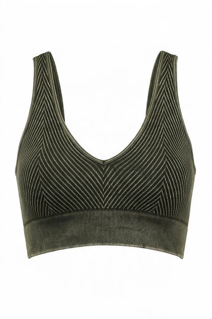 Washed Reversible Chevron Cami-9514