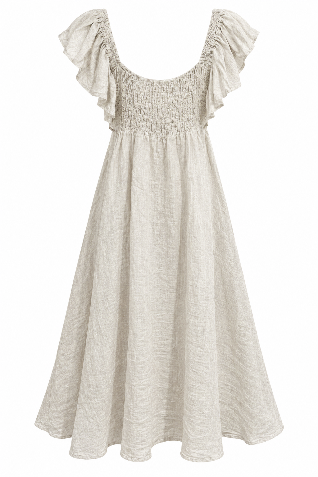 Flutter Linen Dress