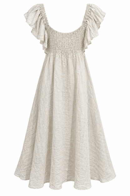 Flutter Linen Dress