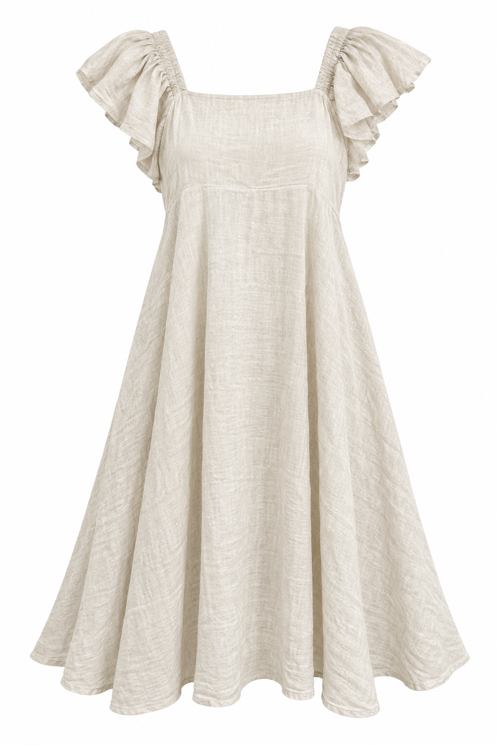 Flutter Linen Dress