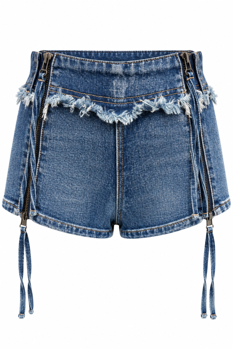 Side Zip Shorts