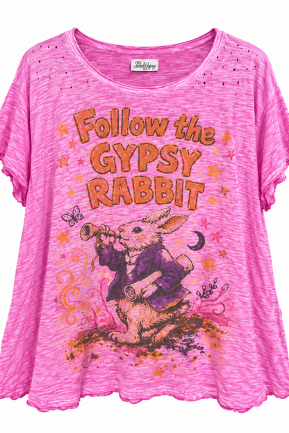 Worn & Weathered Tee - Gypsy Rabbit