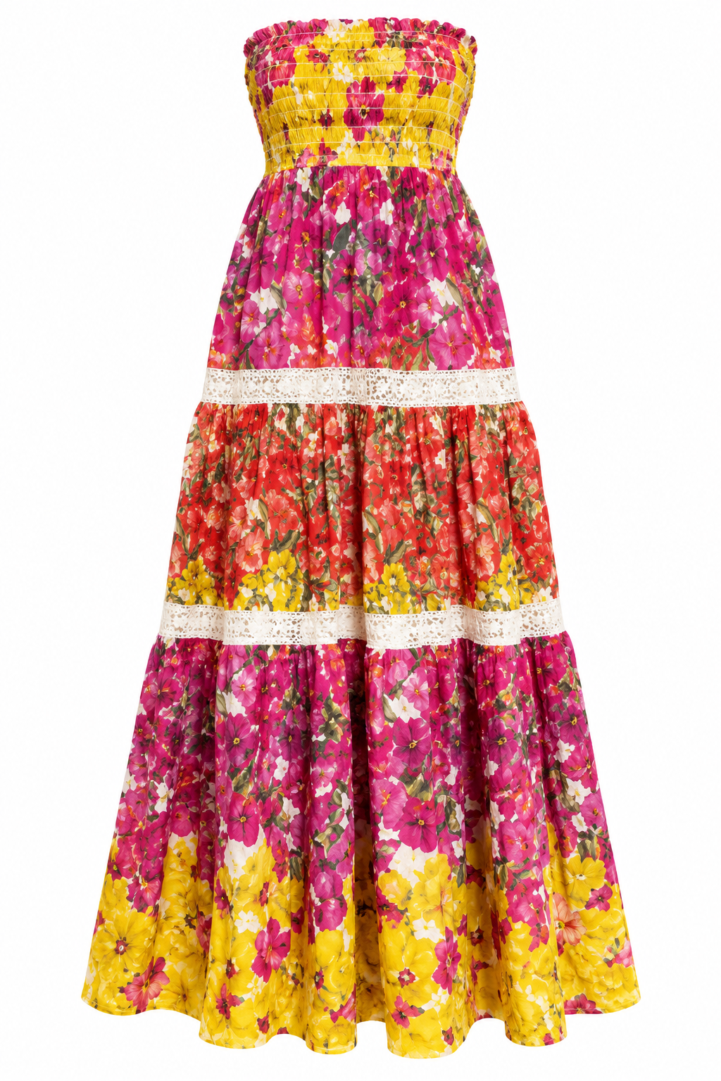 Layered Floral Maxi