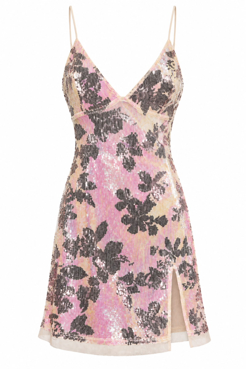 Dazzle Me Sequin Jacquard Mini Slip