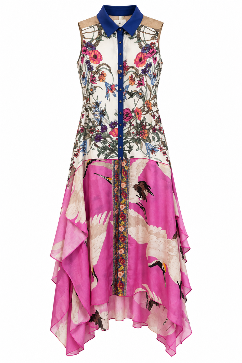 Crafted Bird Maxi Shirt