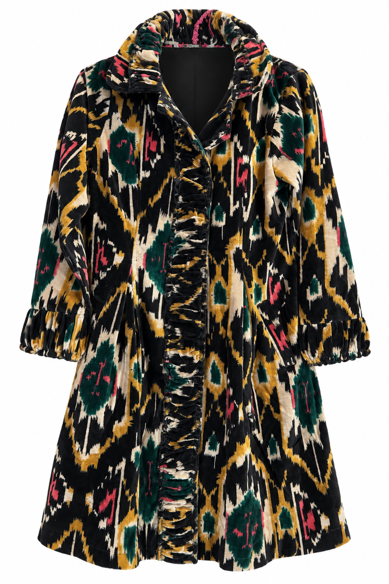 Velvet Ikat Jacket