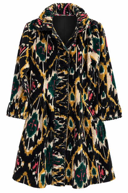 Velvet Ikat Jacket