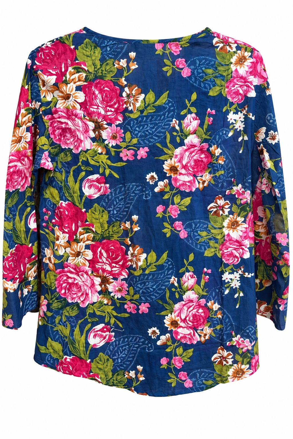 Embroidered V Blouse