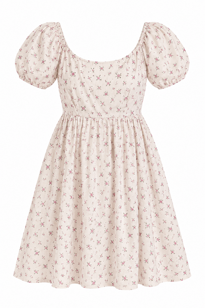 Floral Babydoll Mini Dress