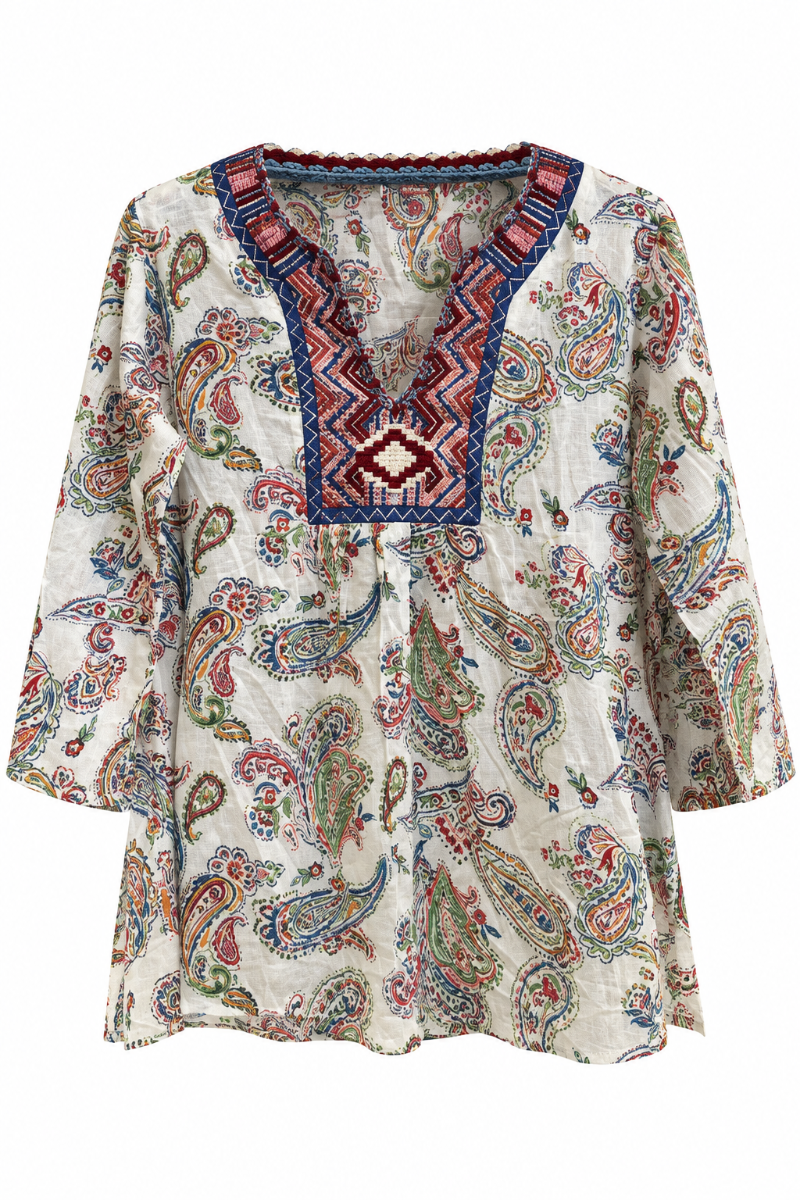 Boho Aztec Blouse